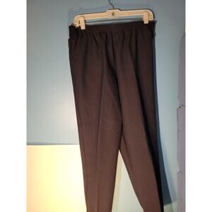 Don Kenny Petite Womens Blue Stretchy Pleated Dress Pants Size 14P